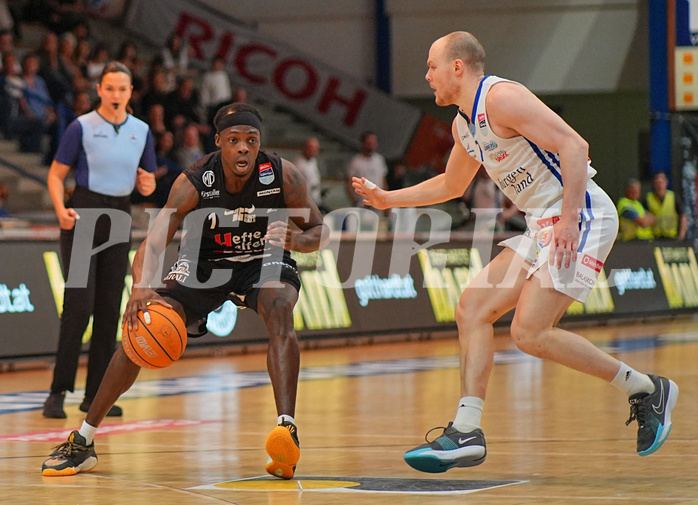 Basketball Superliga 2024/25, Playoffs, Viertelfinale Spiel 1 Oberwart Gunners vs. Kapfenberg Bulls