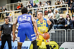 Basketball, bet-at-home Basketball Superliga 2021/22, Grunddurchgang 15.Runde, SKN St. Pölten Basketball, Oberwart Gunners, Mate Mandic (55)