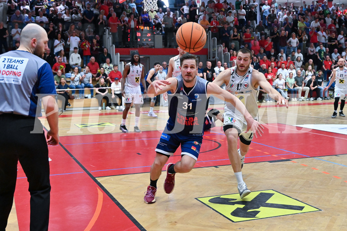 Basketball Superliga 2024/25, Playoff, Viertelfinale Spiel 3, Flyers Wels vs BBC Nord Dragonz,
