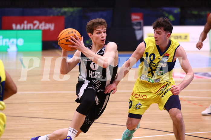 04.02.2024, Graz, Raiffeisen Sportpark Graz, Basketball Superliga 2023/24, Grunddurchgang, Runde 20, UBSC Raiffeisen Graz - OCS Capital Bulls 