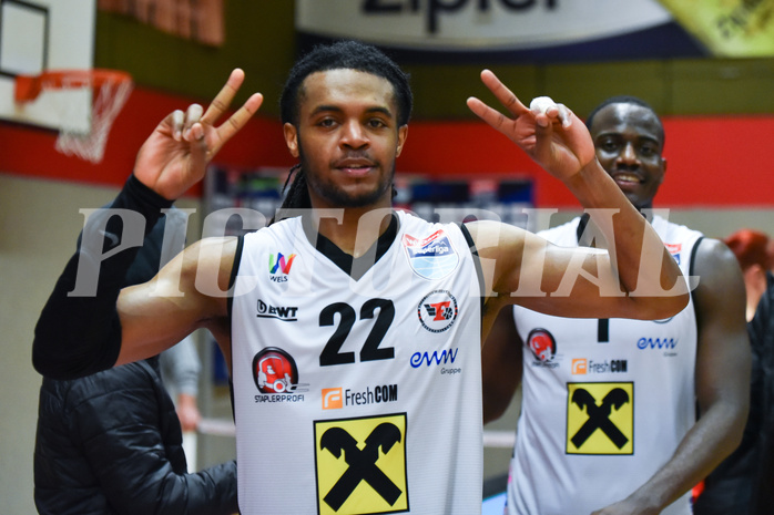 Basketball Superliga 2021/22, Viertelfinale Spiel 2, Flyers Wels vs Swans Gmunden