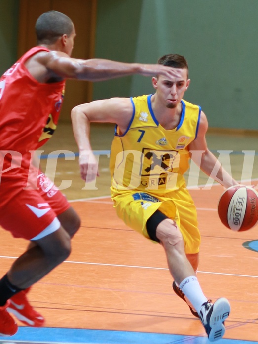 Basketball ABL 2015/16 Grunddurchgang 5.Runde UBSC Graz vs. WBC Wels



