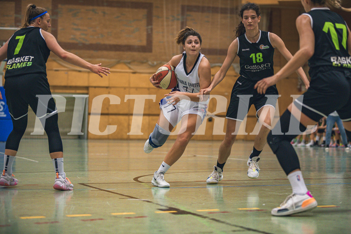 Basketball Basketball Superliga 2021/22, Grunddurchgang 1.Runde Vienna United vs. Basket Flames