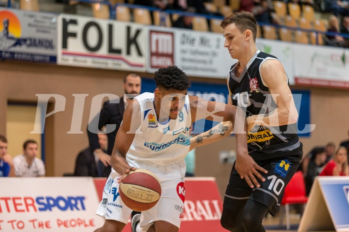 Basketball, ABL 2017/18, Grunddurchgang 23.Runde, Oberwart Gunners, Traiskirchen Lions, Gregg Denzel (9)