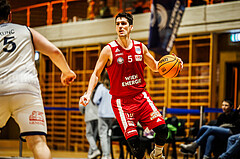 Basketball, win2day Basketball Superliga 2023/224, Grunddurchgang Runde 22, BBC Nord Dragonz, BC Vienna, Bogic Vujosevic (5)