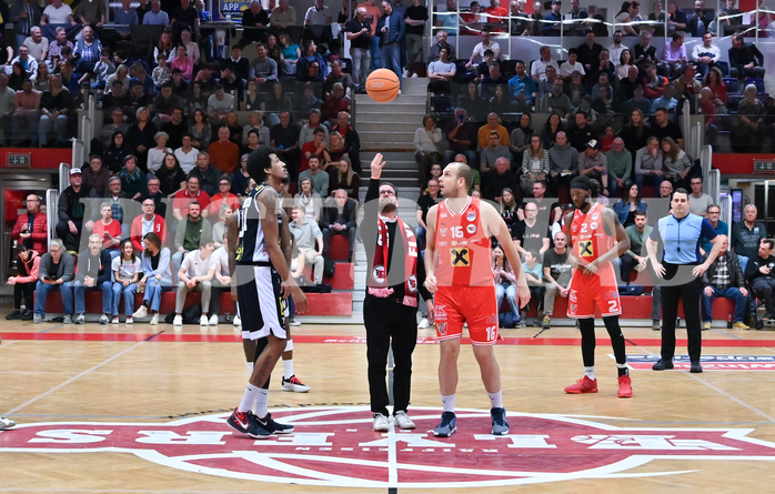 Basketball, Superliga 2024/25, Plazierungsrunde 5.Runde, Flyers Wels vs. Gmunden Swans,
