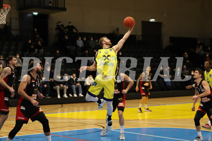 Basketball Superliga 2021/22, Grunddurchgang 8.Runde UBSC Graz vs. BC Vienna