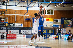 Basketball, bet-at-home Basketball Superliga 2020/21, Grunddurchgang, 11. Runde, Oberwart Gunners, Vienna D.C. Timberwolves, Philipp D’Angelo (9)