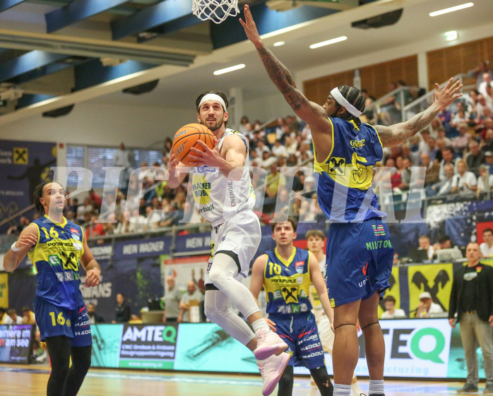 Basketball Superliga 2024/25, Playoffs, Viertelfinale Spiel 1 Gmunden Swans vs. UBSC Graz