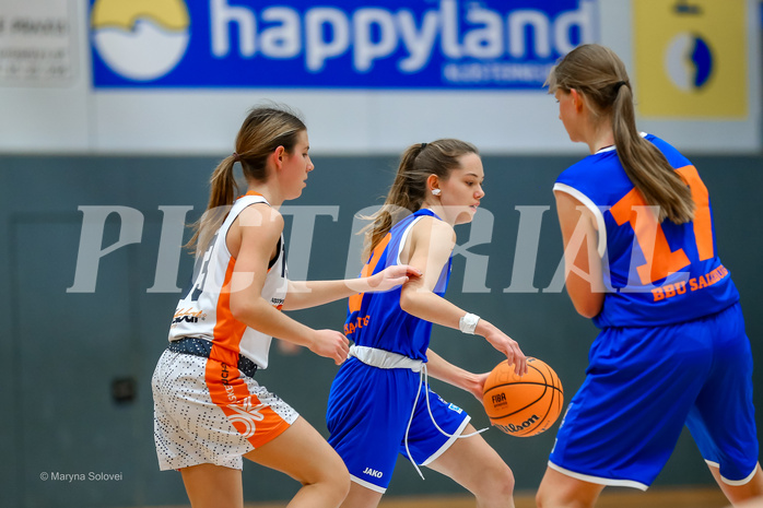 15.12.2024 Österreichischer Basketballverband 2024/25, SLWU19 Basket Duchess vs. BBU Salzburg