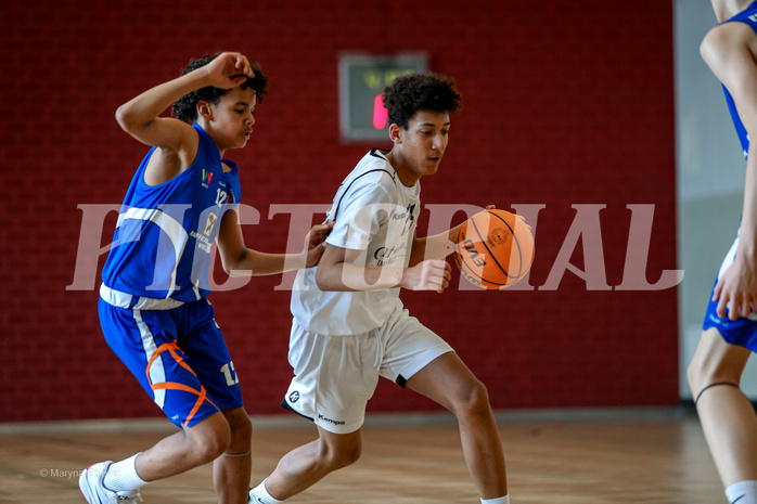 31.03.2025 Österreichischer Basketballverband 2024/25, SLMU14 Basket Flames WAT vs. FSN Baskets Wels