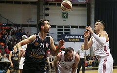 Basketball ABL 2015/16 Grunddurchgang 18.Runde BC Vienna vs. Traiskirchen Lions