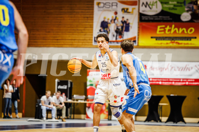 Basketball, win2day Basketball Superliga 2023/224, Grunddurchgang Runde 5, BBC Nord Dragonz, SKN St. Pölten, Lukas Hahn (25)