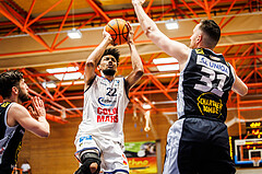 Basketball, win2day Basketball Superliga 2024/25, Playoffs Halbfinale 2. Spiel
, BBC Nord Dragonz, Gmunden Swans, Jalen Green (22)