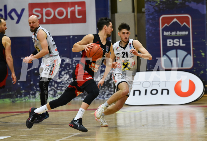 Basketball Superliga 2021/22, Grunddurchgang 14. Runde Flyers Wels vs. GGMT Vienna
