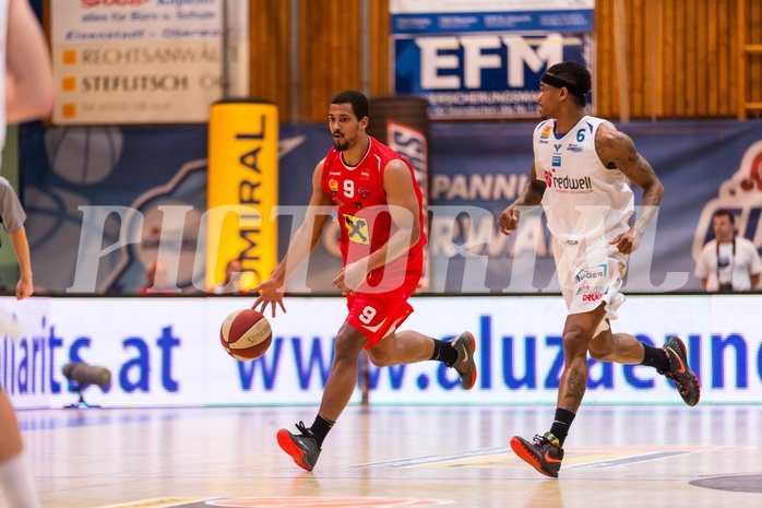 Basketball, ABL 2016/17, Playoff HF Spiel 2, Oberwart Gunners, WBC Wels, Lorenzo O'Neal (9)