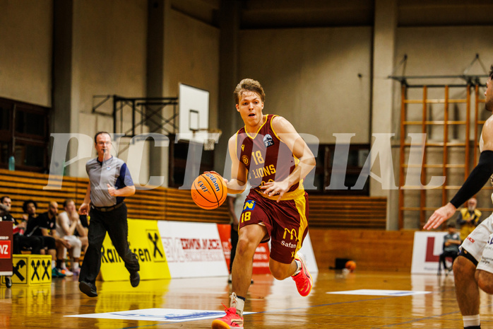 Basketball, Basketball Zweite Liga 2024/25, Grunddurchgang 6.Runde, Mattersburg Rocks, Traiskirchen Lions, Jakob Leitner (18)