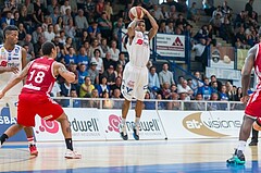 Basketball ABL 2015/16 Playoff Halbfinale Spiel 1 Oberwart Gunners vs. BC Vienna