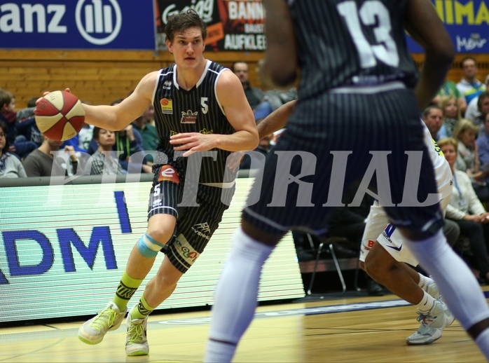 Basketball ABL 2015/16 Grunddurchgang 23.Runde Gmunden Swans vs. Güssing Knights