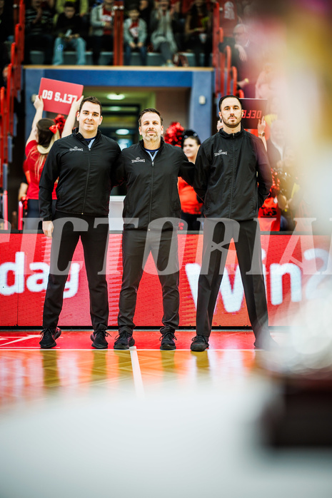 Basketball, Basketball Austria CUP 2023/24, Finale, Traiskirchen Lions, Flyers Wels, SR, SR Milad, SR Trmal