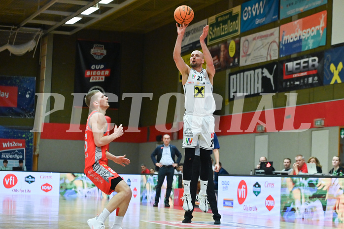 Basketball Superliga 2023/24, 1.Plazierungsrunde,
Flyers Wels vs. Traiskirchen Lions

