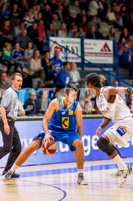 Basketball ABL 2015/16 Grunddurchgang 10.Runde Oberwart Gunners vs. UBSC Graz