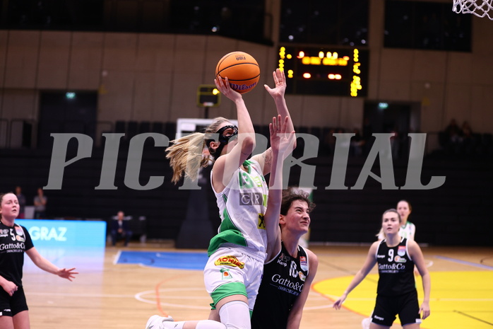 01.12.2024, Graz, Raiffeisen Sportpark, Basketball Damen Superliga 2024/25, Grunddurchgang, 8.Runde, UBI Holding Graz vs. Basket Flames