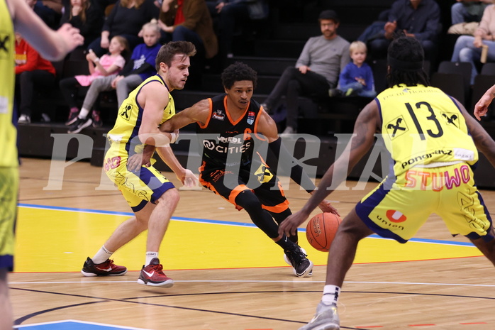 01.04.2023, Graz, Raiffeisen Sportpark Graz, Basketball Superliga 2022/23, 7. Qualifikationsrunde, UBSC Raiffeisen Graz vs. CITIES Panthers Fürstenfeld 