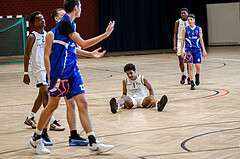 02.03.2025 Österreichischer Basketballverband 2024/25, SLMU16 Basket Flames WAT vs. FCN Baskets Wels