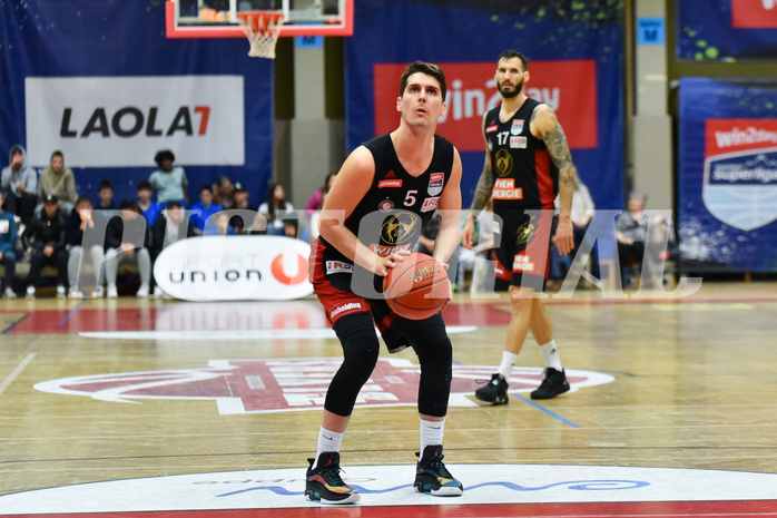 Win2Day Basketball Superliga 2022/23, Grunddurchgang 22.Runde, Flyers Wels vs. BC GGMT Vienna,