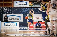Basketball, bet-at-home Basketball Superliga 2021/22, Platzierungsrunde Spiel 8, Oberwart Gunners, UBSC Graz, Paul Isbetcherian (9)