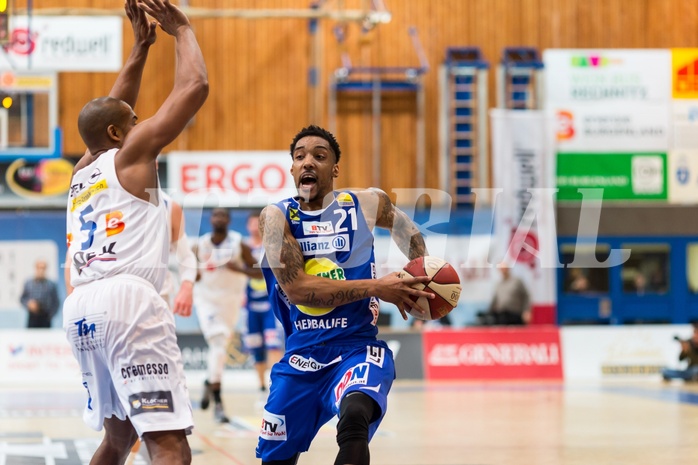Basketball ABL 2015/16 Grunddurchgang 22.Runde Oberwart Gunners vs. Gmunden Swans