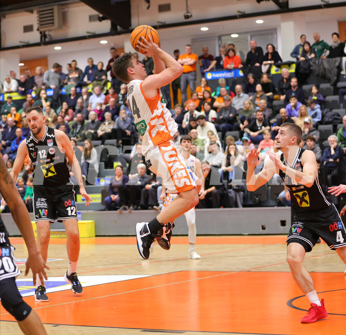 Basketball Superliga 2023/24, Grunddurchgang 17.Runde Klosterneuburg Dukes vs. Flyers Wels


