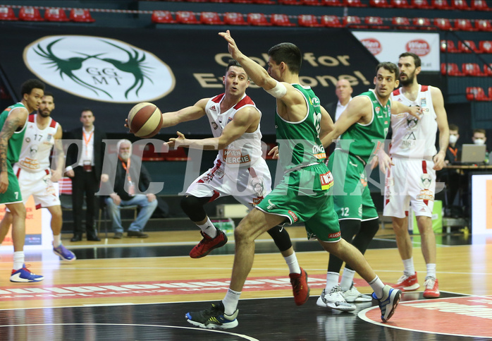 Basketball Superliga 20120/21, Viertelfinale Spiel 4 BC Vienna vs. Kpafenberg Bulls