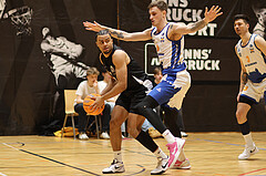 Basketball Zweite Liga 2024/25, Grunddurchgang 19.Runde Raiders Tirol vs. BBU Salzburg


