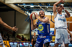 Basketball, Admiral Basketball Superliga 2019/20, Platzierungsrunde 3. Runde, Oberwart Gunners, Gmunden Swans, Enis Murati (4)