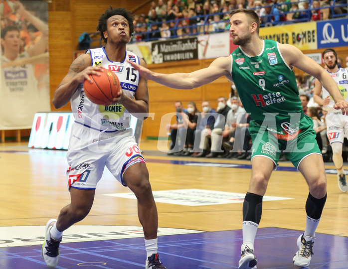 Basketball Superliga 2021/22, 4.Plazierungsrunde Gmunden Swans vs. Kapfenberg Bulls


