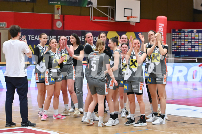 Basketball Superliga 2024/25, Semifinale Spiel 2, DBB Wels vs Duchess Klosterneuburg,

