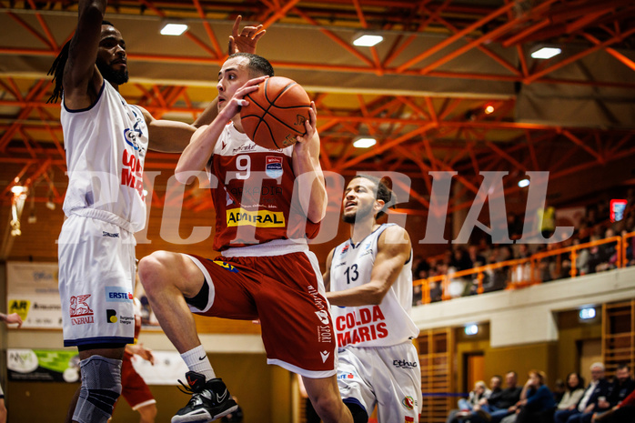 Basketball, win2day Basketball Superliga 2022/23, 2. Qualifikationsrunde, BBC Nord Dragonz, Traiskirchen Lions, Lukas Hahn (9)
