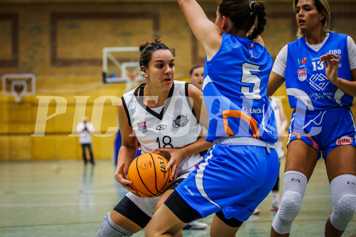 Basketball, Win2Day Basketball Damen Superliga 2023/24, Grunddurchgang 1.Runde, Vienna United, DBB LZ OÖ, Sophie Danczul (18)