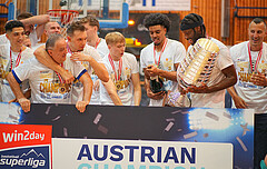 Basketball, Basketball Superliga 2024/25, Playoffs, Finale Spiel 1, Oberwart Gunners vs. BBC Nord Dragonz