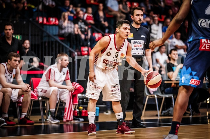 Basketball, ABL 2017/18, Playoff HF Spiel 3, BC Vienna, Kapfenberg Bulls, Mustafa Hassan Zadeh (5)