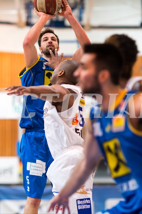 Basketball ABL 2015/16 Grunddurchgang 28.Runde Oberwart Gunners vs. UBSC Graz