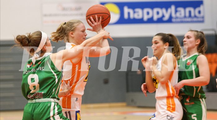 Basketball Damen Superliga 2021/22, Grunddurchgang 8.Runde BK Duchess Klosterneuburg vs. KOS Celovec


