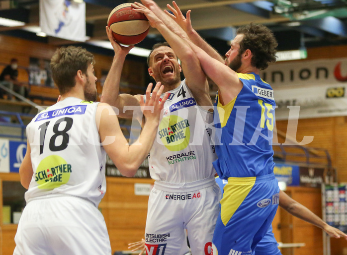 Basketball Superliga 2020/21, 2.Plazierungsrunde Gmunden Swans vs. SKN St.Pölten


