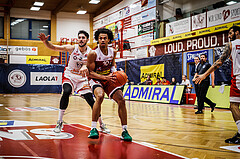 Basketball, win2day Basketball Superliga 2022/23, Grunddurchgang 1.Runde, Traiskirchen Lions, BC GGMT Vienna, Evan Taylor (10)