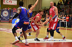 Basketball Superliga 2019/20, Grunddurchgang 8.Runde Flyers Wels vs. Kapfenberg, Keenan Gumbs (7), Lukas Hahn (6), Thomas Csebits (4), Tilo Klette (14)

