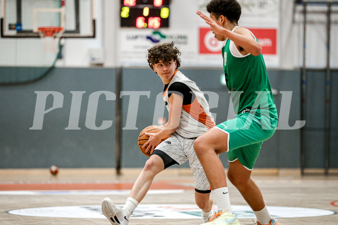 29.03.2025 Österreichischer Basketballverband 2024/25, SLMU16, Basket Dukes vs. KOS Celovec