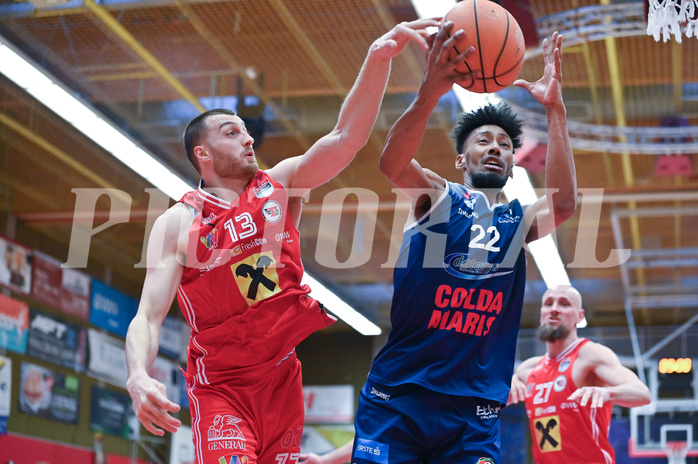 Basketball Superliga 2024/25, Playoff, Viertelfinale Spiel 1, Flyers Wels vs BBC Nord Dragonz,
