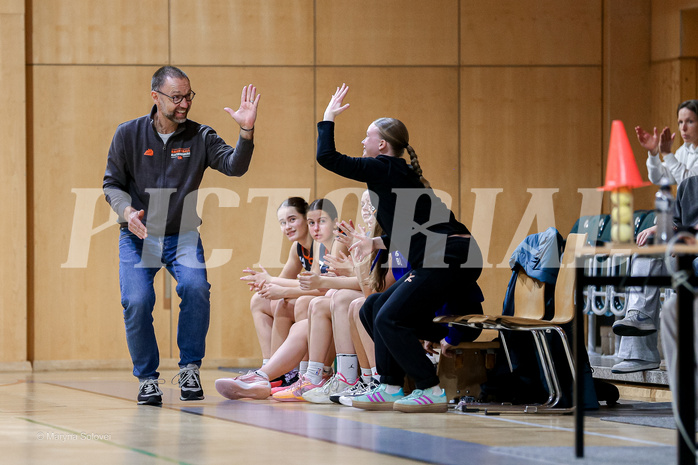 16.02.2025 Österreichischer Basketballverband 2024/25, SLWU16 Vienna United vs Basket Duchess